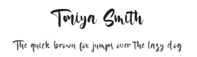 Toniya Smith by StringLabs Creative Studio — Script Handwritten Font — thumbnail 1