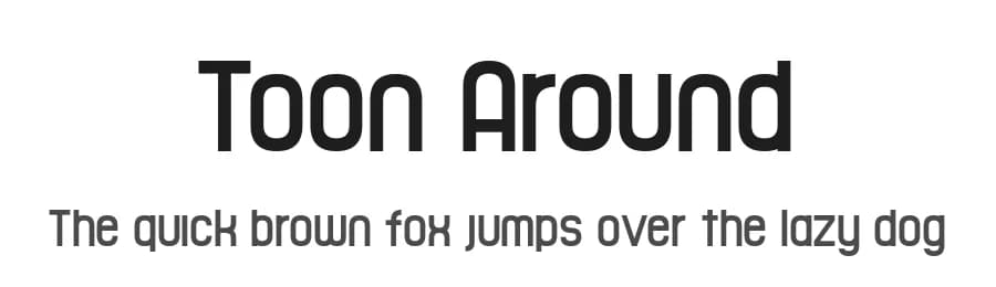 Toon Around by Chequered Ink — Sans Serif Font