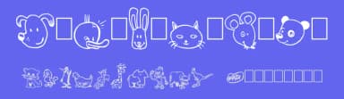 Toonimals by imagex — Dingbats Font — thumbnail 3