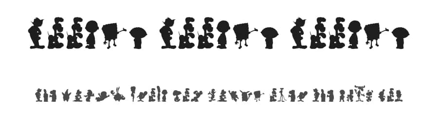 Toons! Toons! Toons! by Iconian Fonts — Dingbats Font
