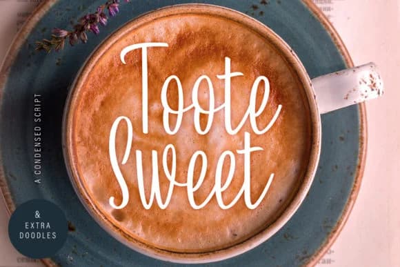 Toote Sweet Script Font by Ayca Atalay — Script Handwritten Font