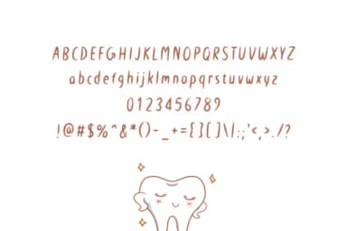 Tooth Fairy Font by Shattered Notion — Script Handwritten Font — thumbnail 5