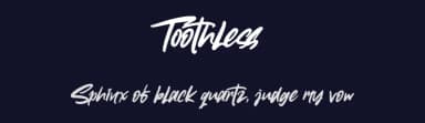 Toothless by Weape Studio — Script Handwritten Font — thumbnail 2
