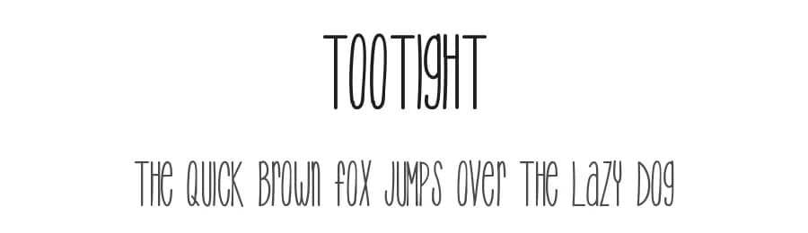 TooTight by Vanessa Bays — Script Handwritten Font