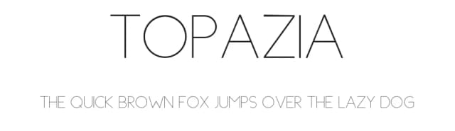 Topazia by Robin Campistron — Sans Serif Font