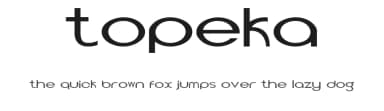 Topeka by JLH Fonts — Sans Serif Font — thumbnail 1