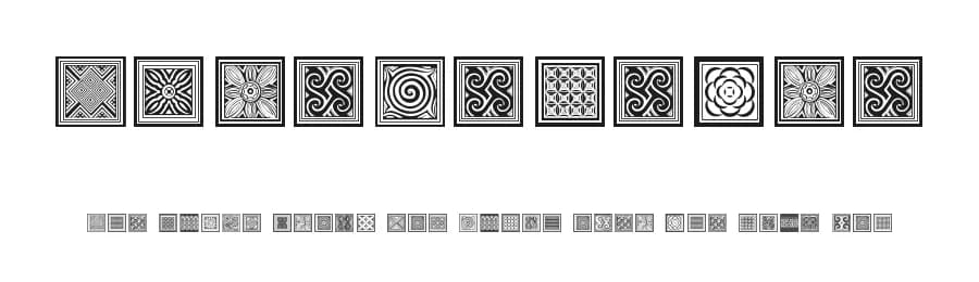 Torajamatra by Didik Pratikno — Dingbats Font