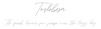 Torbhesa by Jadatype — Script Handwritten Font — thumbnail 1