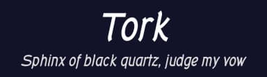 Tork by Typodermic Fonts — Sans Serif Font — thumbnail 2