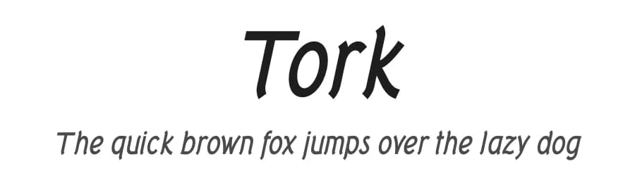 Tork by Typodermic Fonts — Sans Serif Font