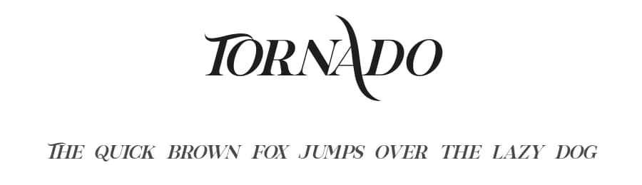 Tornado by 177Studio — Sans Serif Font