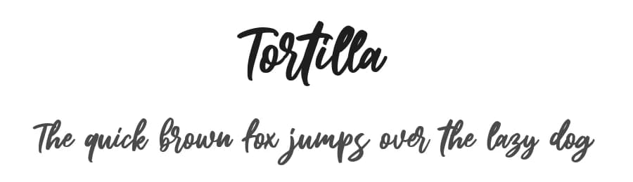 Tortilla by Weape Studio — Script Handwritten Font