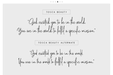 Tosca Beauty Font by Runsell Graphic — Script Handwritten Font — thumbnail 6