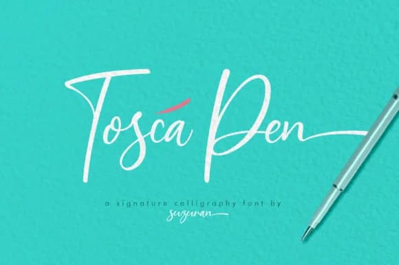 Tosca Pen Script Font by suzurantype — Script Handwritten Font — preview 1