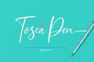 Tosca Pen Script Font by suzurantype — Script Handwritten Font — thumbnail 1