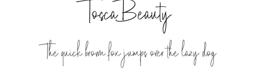 Tosca Beauty by Runsell Studio — Script Handwritten Font