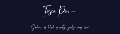 Tosca Pen by Suzuran San — Script Handwritten Font — thumbnail 2