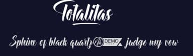 Totalitas by NihStudio — Script Handwritten Font — thumbnail 2