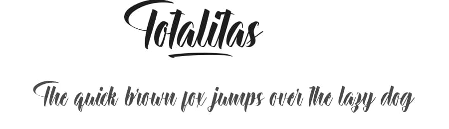 Totalitas by NihStudio — Script Handwritten Font — preview 1