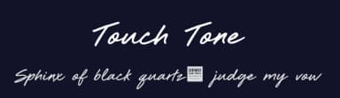 Touch Tone by BLKBK Fonts — Script Handwritten Font — thumbnail 2