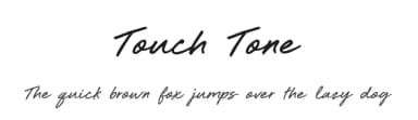 Touch Tone by BLKBK Fonts — Script Handwritten Font — thumbnail 1