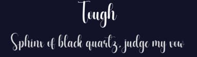 Tough by Scratchones — Script Handwritten Font — thumbnail 2