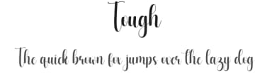 Tough by Scratchones — Script Handwritten Font — thumbnail 1