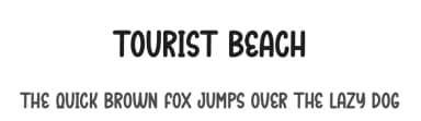 Tourist Beach by Scratchones — Script Handwritten Font — thumbnail 1