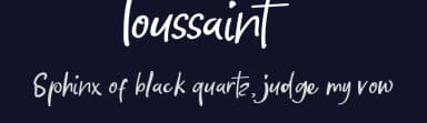 Toussaint by Inermedia Studio — Script Handwritten Font — thumbnail 2