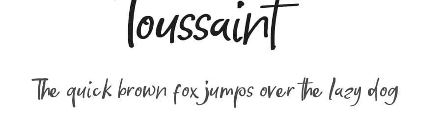 Toussaint by Inermedia Studio — Script Handwritten Font
