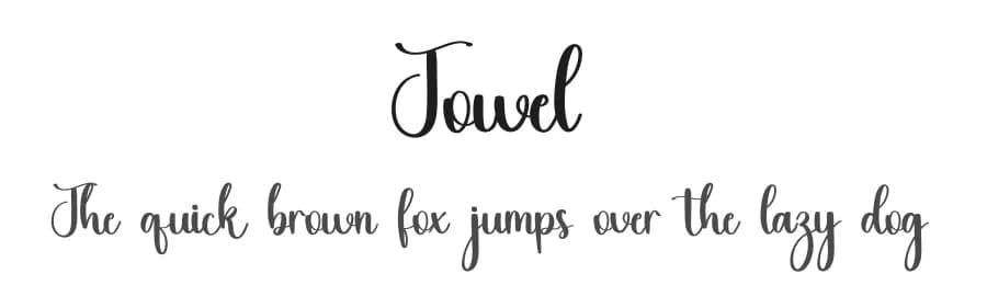 Towel by Inermedia Studio — Script Handwritten Font