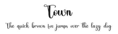 Town by Inermedia Studio — Script Handwritten Font — thumbnail 1