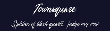 Townsquare by InspiraType — Script Handwritten Font — thumbnail 2