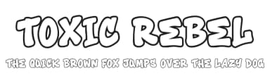 Toxic Rebel by Cikareotype Studio — Script Handwritten Font — thumbnail 1