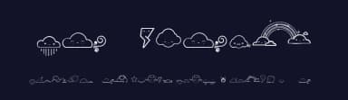 Toy Cloud by Maelle.K | Thomas Boucherie — Dingbats Font — thumbnail 2