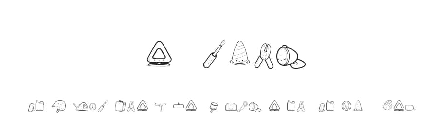 Toy Kars by Maelle.K | Thomas Boucherie — Dingbats Font