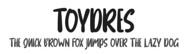 Toydres by Skiiller Studio — Script Handwritten Font — thumbnail 1