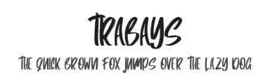 Trabays by Skiiller Studio — Script Handwritten Font — thumbnail 1