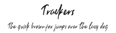 Trackers by Glyphstyle — Script Handwritten Font — thumbnail 1