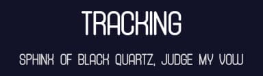 Tracking by Vladimir Nikolic — Sans Serif Font — thumbnail 2