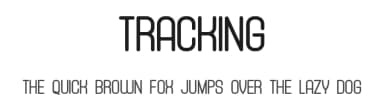 Tracking by Vladimir Nikolic — Sans Serif Font — thumbnail 1