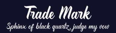 Trade Mark by Jroh Creative — Script Handwritten Font — thumbnail 2