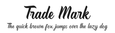 Trade Mark by Jroh Creative — Script Handwritten Font — thumbnail 1