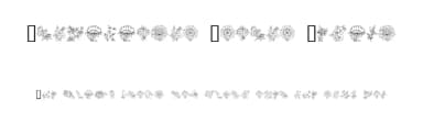 Traditional Floral Design by House of Lime — Dingbats Font — thumbnail 1