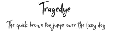 Tragedye by Yesie Erma Yunita — Script Handwritten Font — thumbnail 1
