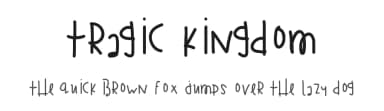 Tragic Kingdom by Des Gomez — Script Handwritten Font — thumbnail 1