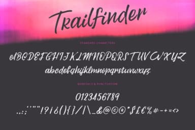 Trailfinder Font by Ayca Atalay — Script Handwritten Font — thumbnail 9