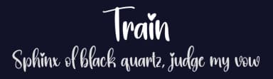 Train by Scratchones — Script Handwritten Font — thumbnail 2