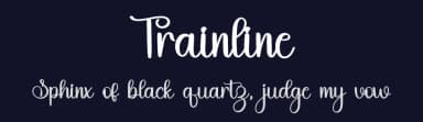 Trainline by FreshtypeINK — Script Handwritten Font — thumbnail 2