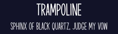 Trampoline by Alexa — Sans Serif Font — thumbnail 2